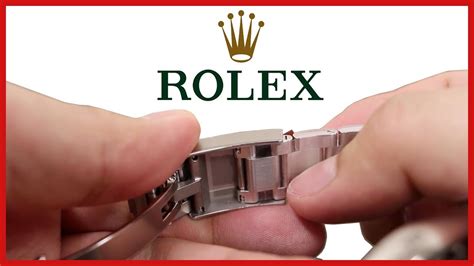 how to install rolex band|rolex folding clasp adjust size.